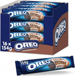 Oreo Choco Brownie Galletas de Cacao Rellenas de Crema de Chocolate Sabor Brownie 154g - Pack de 16