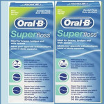 Hilo dental Oral B Pre-Cortado Superfloss: Limpieza dental fácil y efectiva en paquete de 2
