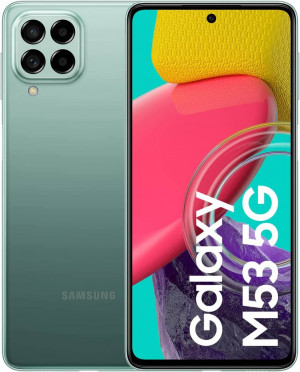 Samsung Galaxy M53 5G (128 GB) en Verde:  Smartphone Android Libre con 8GB de RAM y Versión Española