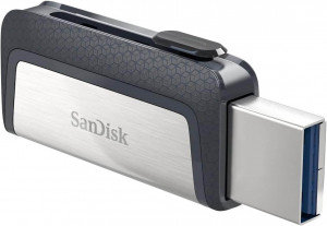 Memoria Doble SanDisk Ultra Dual Drive Type-C de 128 GB y hasta 150 MB/s