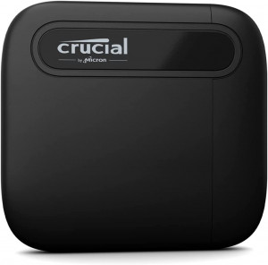 Crucial X6: SSD portátil 2TB, velocidad hasta 800MB/s, para PC y Mac
