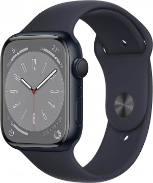 Apple Watch Series 8 (GPS, 45mm) en Color Medianoche