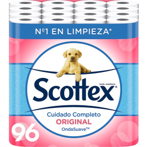 Scottex Original Papel Higiénico, 96 Unidades