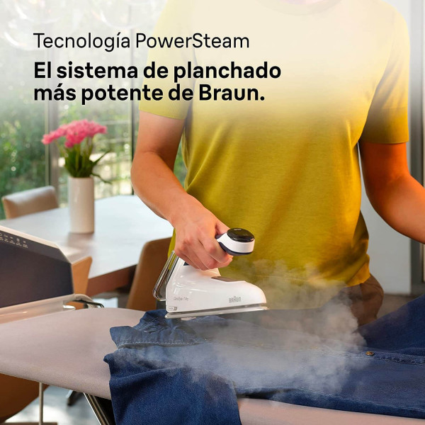 Plancha generadora de vapor Braun CareStyle 7 Pro con tecnología FreeGlide 3D y Smart iCareMode