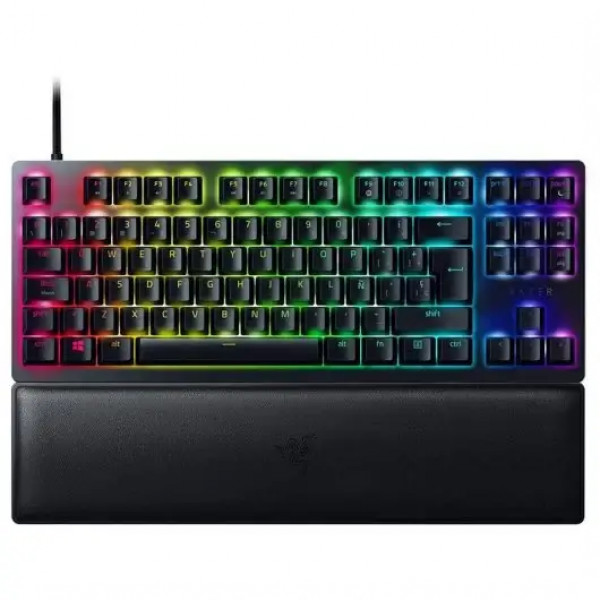 Razer Huntsman V2 TKL: Teclado mecánico gaming con switch óptico lineal Red y RGB