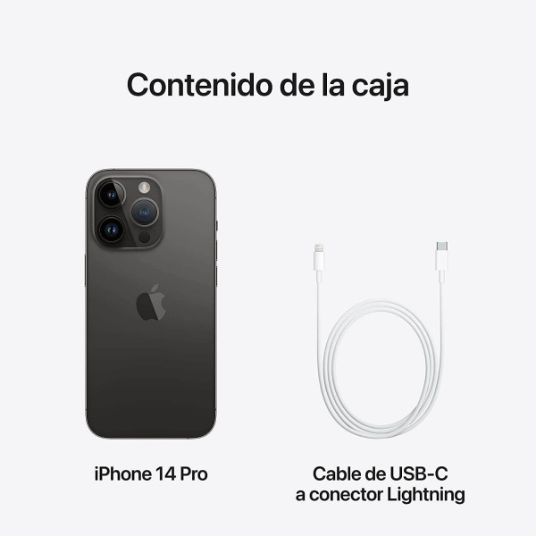 Apple iPhone 14 Pro (128 GB) - Negro Espacial