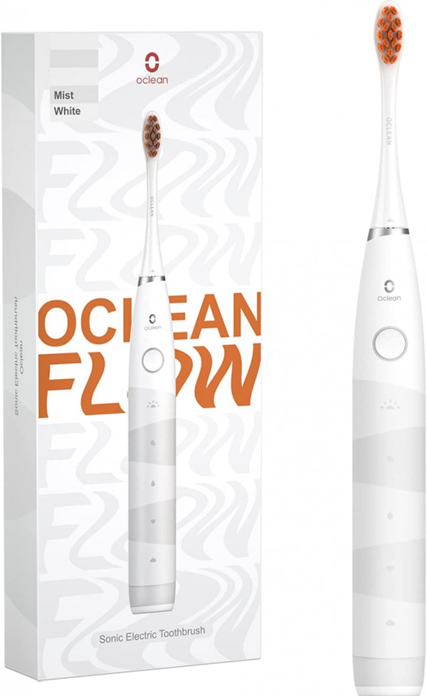 Oclean Flow - Cepillo de Dientes Eléctrico Sónico con 5 Modos y Batería de Larga Duración