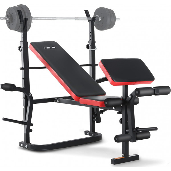 ISE SY-5430B Banco de Musculación Multifuncional Inclinable