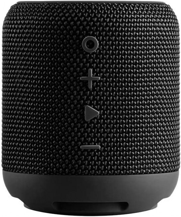 Vieta Pro Easy - Altavoz inalámbrico (True Wireless Bluetooth, Radio FM, Reproductor USB, auxiliar, micrófono integrado, resistencia al agua IPX6, batería de 12 horas) negro