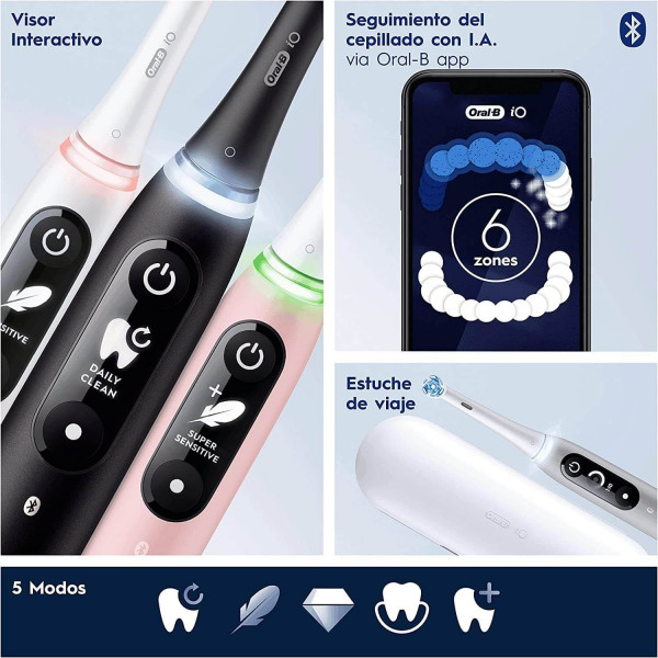 Oral-B iO6N Cepillo de Dientes Eléctrico con Mango Recargable