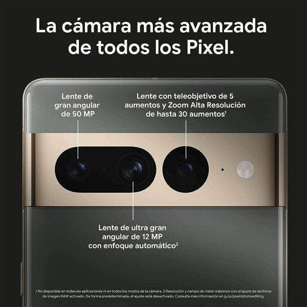 Google Pixel 7 Pro,  Android libre color verde liquen 128 GB