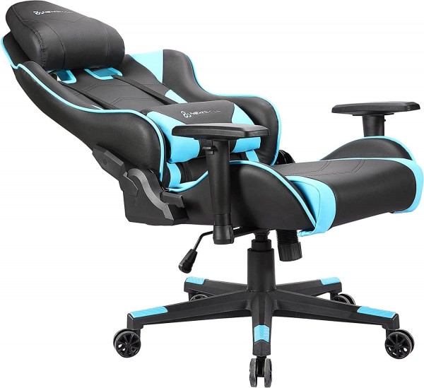 Silla Gaming Profesional Newskill Kitsune con Reposabrazos y Base Ajustables - Azul