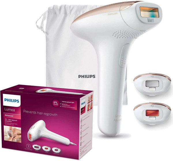 Philips Lumea Advanced IPL para Depilación de Cuerpo, Cara y Bikini (Modelo SC1999/00)