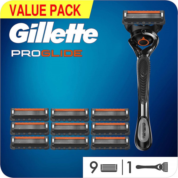 Gillette ProGlide Maquinilla de Afeitar Hombre con Tecnología FlexBall + 10 Cuchillas de Recambio