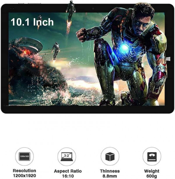 Tableta CHUWI Hi10 X: Potencia y Versatilidad en 10.1'' con Windows 10, 6GB RAM y 128GB ROM