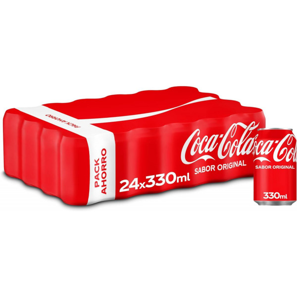 Coca-Cola Sabor Original - Pack de 24 latas 330 ml