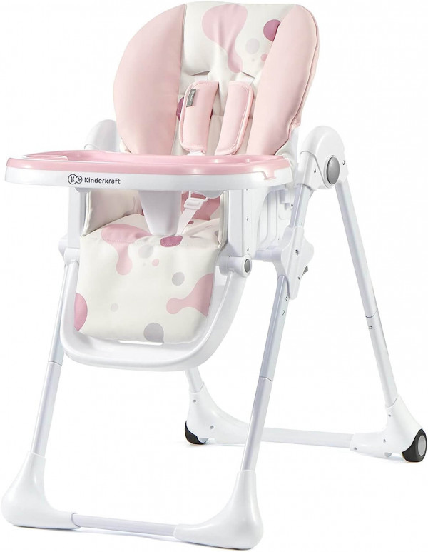 Kinderkraft YUMMY Trona bebé Ajustable color Rosa