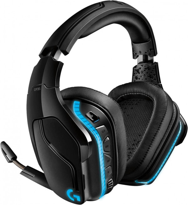 Auriculares Inalámbricos Logitech G935 para Juegos - Sonido Envolvente 7.1 y Micrófono Basculante