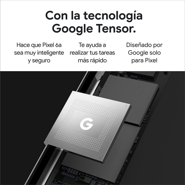 Google Pixel 6a color carbón
