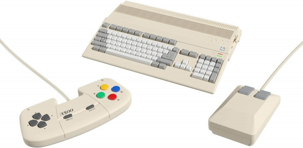 The A500 Mini - Hardware | Consola de juegos con 25 juegos clásicos de Amiga incluidos