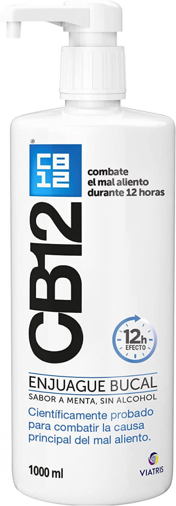 Enjuague Bucal CB12 1000 ml sabor menta