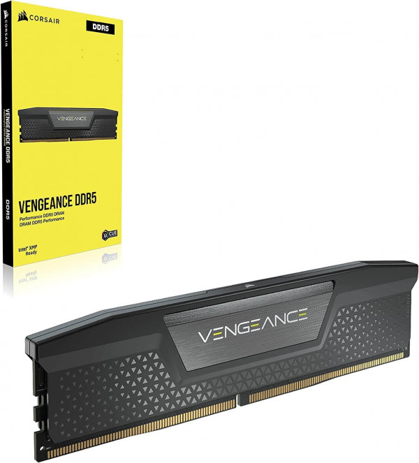 Módulo de memoria Corsair Vengeance DDR5 de 64GB (2x32GB) a 5200Mhz C40 para desktop en negro