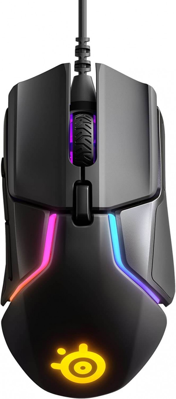 SteelSeries Rival 600: ratón USB para juegos con sensor óptico dual TrueMove3+ en negro