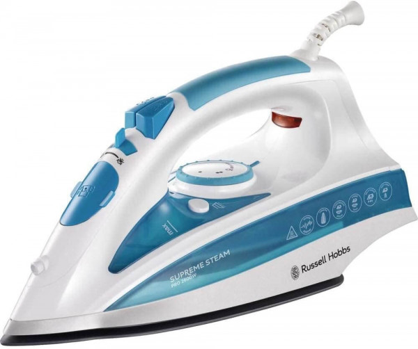 Russell Hobbs Supreme Steam Pro 20562-56: Plancha de Ropa 2600 W Blanco y Azul