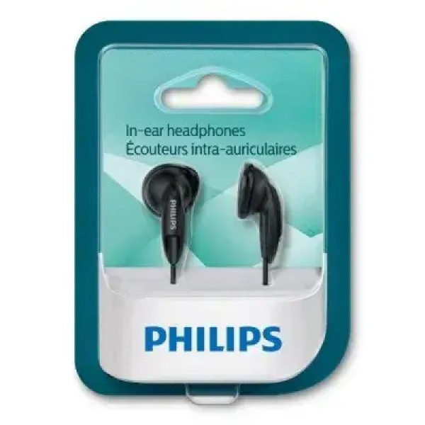 Auriculares intrauditivos PHILIPS AUDIO SHE1350/00, modelo 2018/2019 en color negro