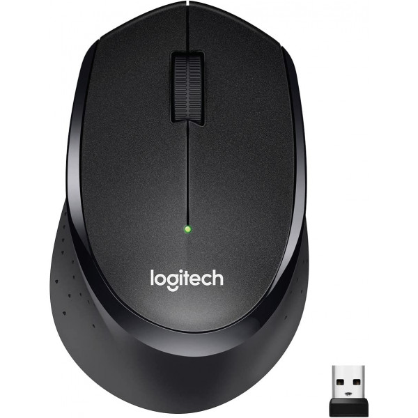 Logitech M330 SILENT PLUS Ratón Inalámbrico, 2.4GHz, 1000 dp, Negro