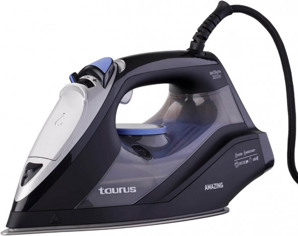 Plancha Taurus Amazing STI3002: 3000W, 200g/min, suela anodizada - Clase A+