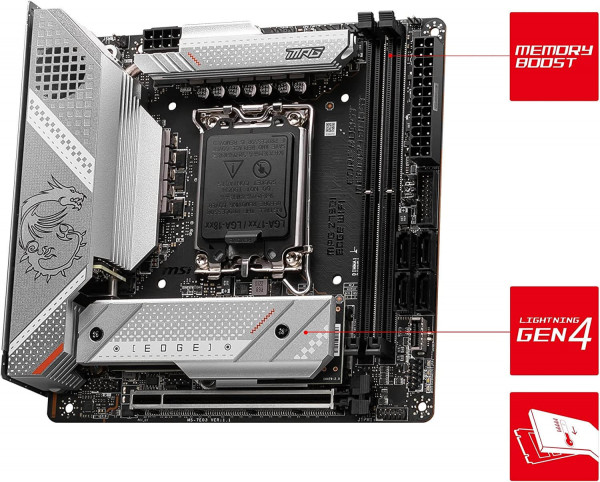 MSI MPG Z790I EDGE WIFI: Placa Mini-ITX para procesadores Intel 12th y 13th Gen con DDR5 y Wi-Fi 6E