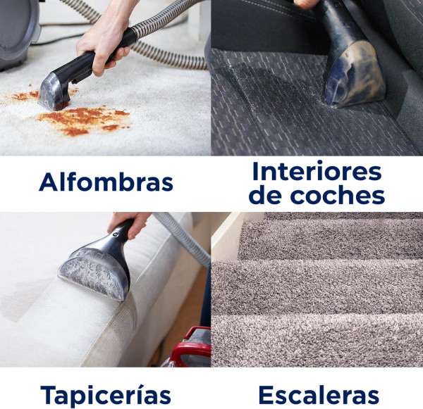 Bissell Spotclean Pet Pro: alfombras, tapicería y coche - 750W, 2.8L, negro/verde