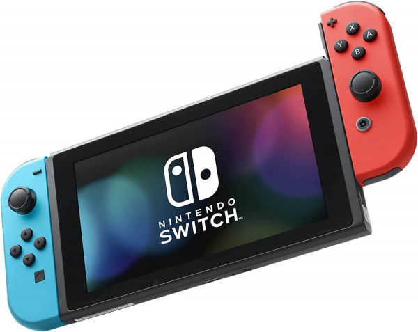 Consola Nintendo Switch en Azul Neón y Rojo Neón - Juega en Modo Portátil o TV