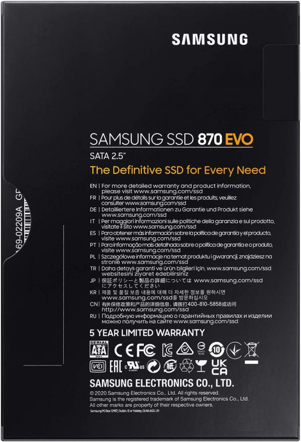 Samsung SSD 870 EVO 1 TB
