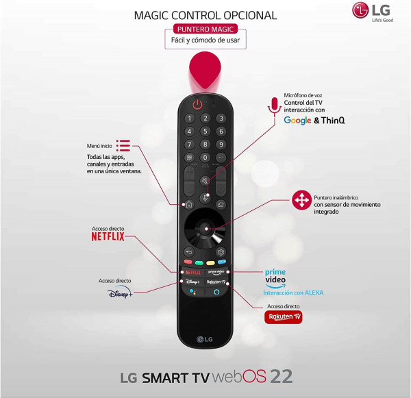 Televisor LG 32LQ63006LA FHD Smart TV con procesador a5 Gen 5 y soporte HDR