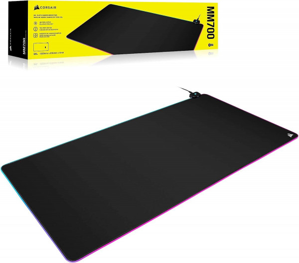 Alfombrilla Corsair MM700 RGB Extended 3XL en color negro