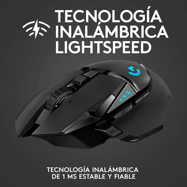 Logitech G502 LIGHTSPEED Ratón Gaming Inalámbrico