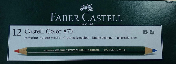 Pack 12 unidades de lapices Faber Castell bicolor azul/rojo