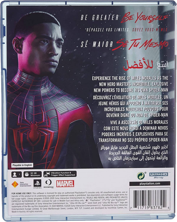 Marvel´S Spider-Man. Miles Morales para PlayStation 5