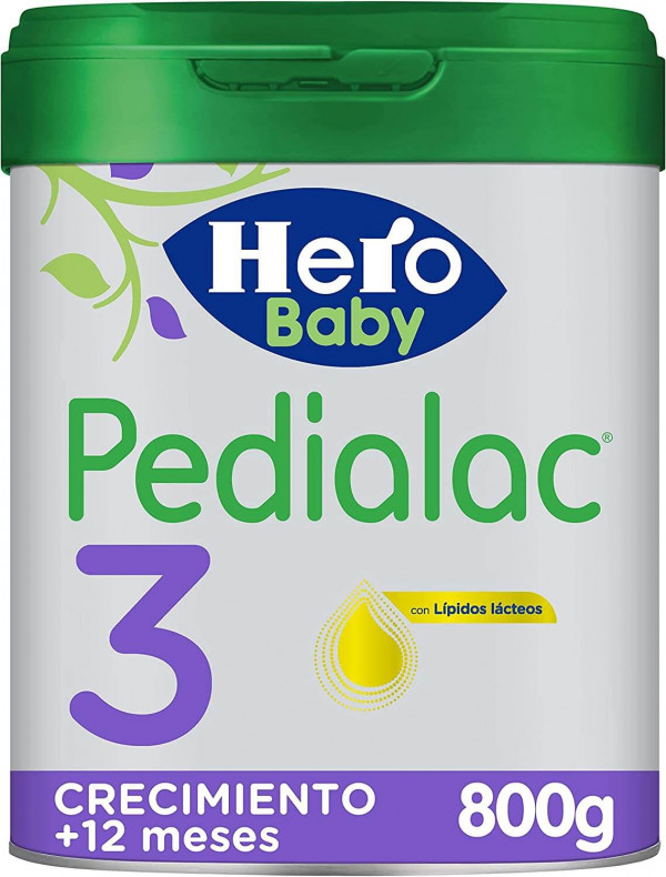 Hero Baby Pedialac 3, Leche infantil de crecimiento 800g