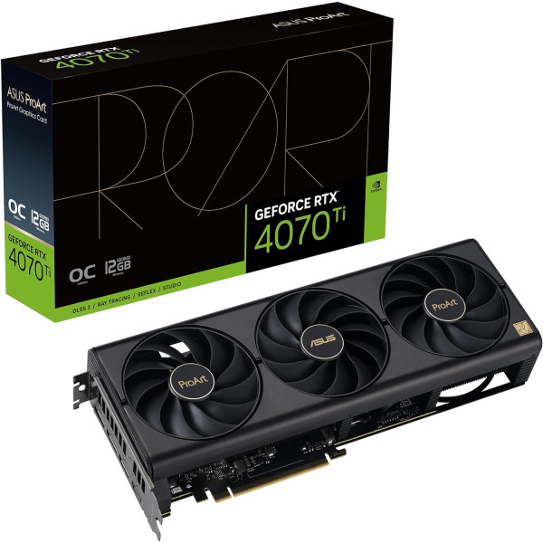 Tarjeta Gráfica ASUS PROART RTX 4070TI OC Edition 12GB GDDR6