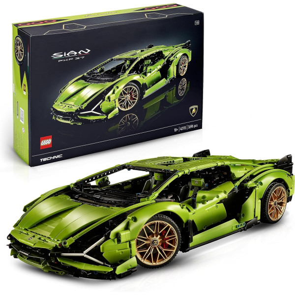 LEGO Technic Lamborghini Sián FKP 37, Maqueta de Coche para Construir, Modelo Coleccionista