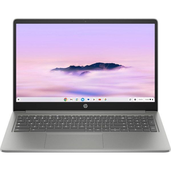 HP Chromebook Plus 15a-nb0005ns, 15.6" FHD, Intel Core i3, 8GB RAM, 256GB, ChromeOS